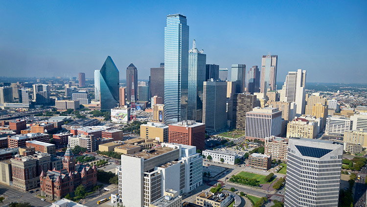 Dallas Skyline | Commercial Painting | Harrison Contracting